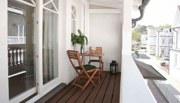 Ferienwohnung Binz Balkon