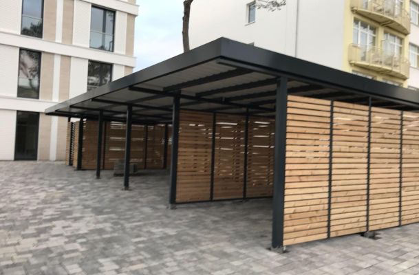 Ferienwohnung Binz Carport Elektroladestelle Ladestelle Elektroauto