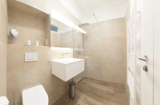 Ferienwohnung Binz bodengleiche Dusche