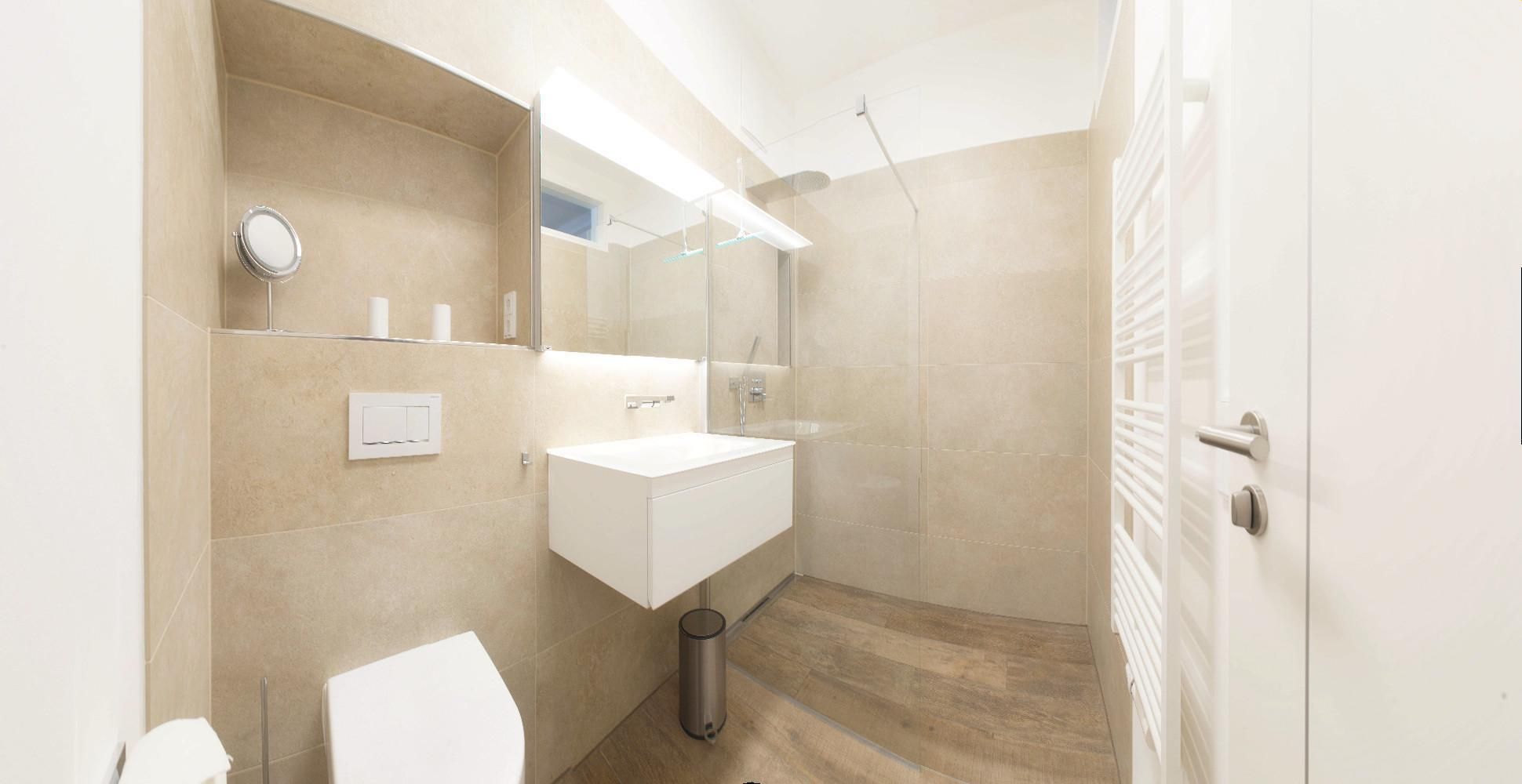 Ferienwohnung Binz bodengleiche Dusche