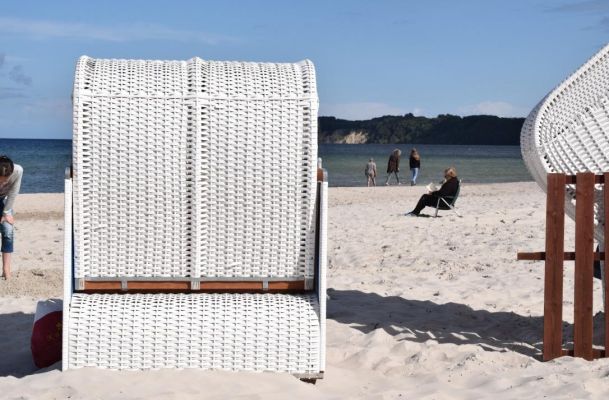 Ferienwohnung Binz mit Strandkorb
