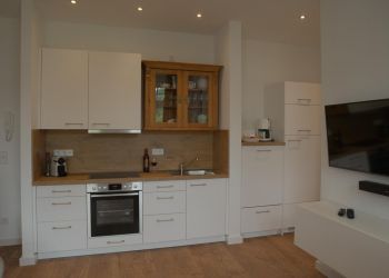 moderne Küche Ferienwohnung Binz