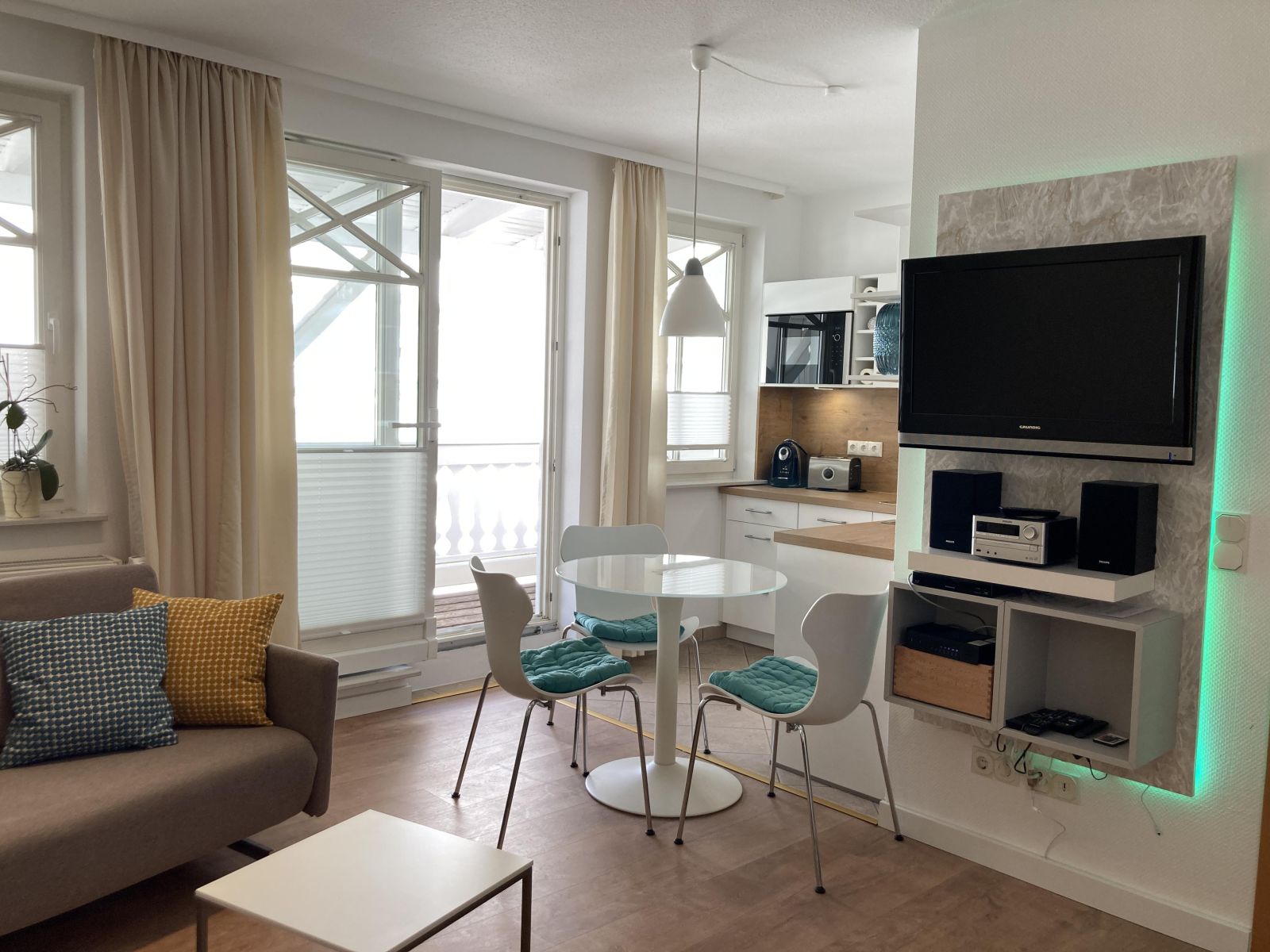 Fewo Binz Balkon