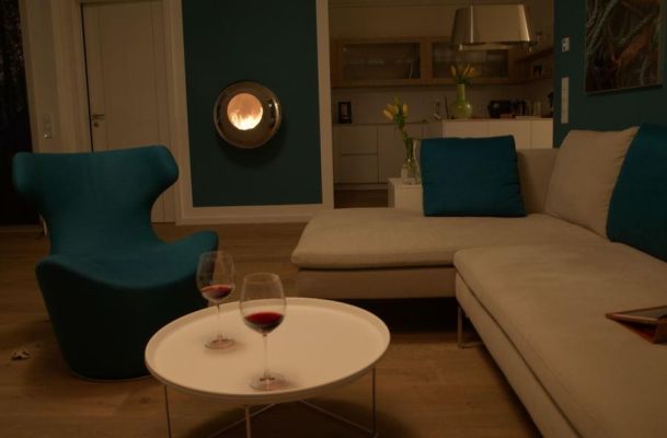 Ferienwohnung Binz Kamin-Stimmung