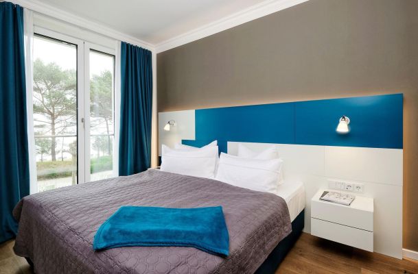 Ferienwohnung Binz Schlafzimmer Meerblick
