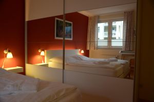 Ferienwohnung Binz modernes Schlafzimmer